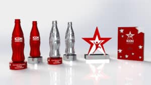 Coca Cola Icon Awards 3D Render