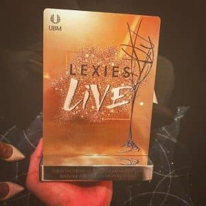 Lexies Award at the Event