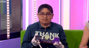 BBC NHS Patients Awards - Shaan Ali on The One Show 08/05/2018