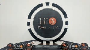 Hi5 Poker League Trophy