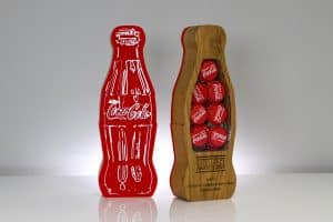 Custom Wooden Trophy for Coca Cola